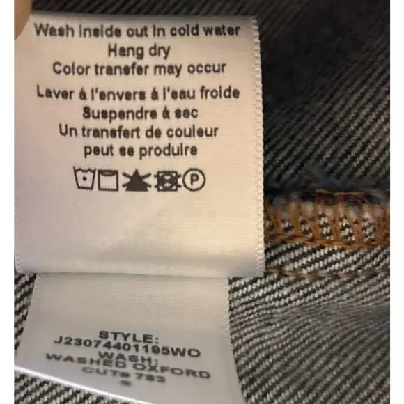 NEW Veronica Beard Valeria Vest Women's Small Blue Denim Buttons Country Cowgirl - Picture 10 of 10